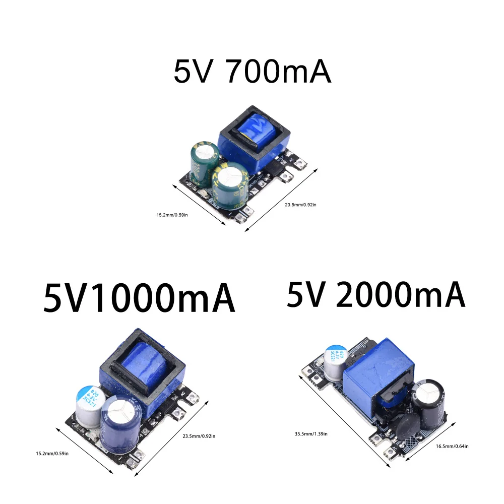 AC-DC 5V 700mA 1A 2A Isolation Schaltnetzteilmodul AC-DC Netzteilmodul Abwärtsmodul Image