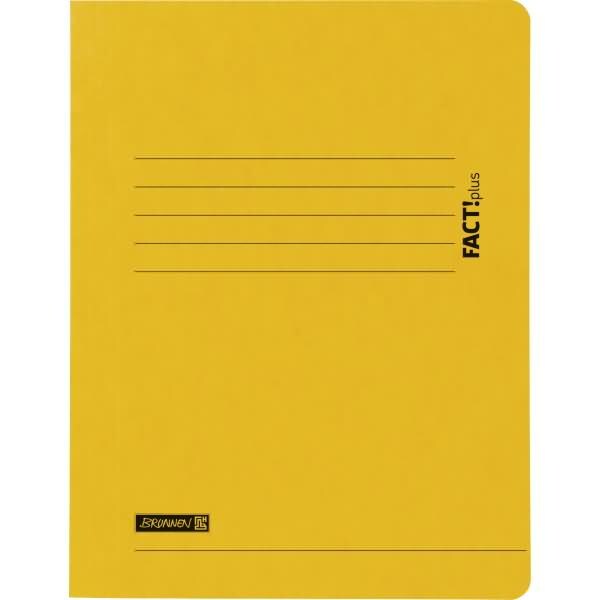 Brunnen Sammelmappe Fact! A4 375g/qm Karton gelb Image