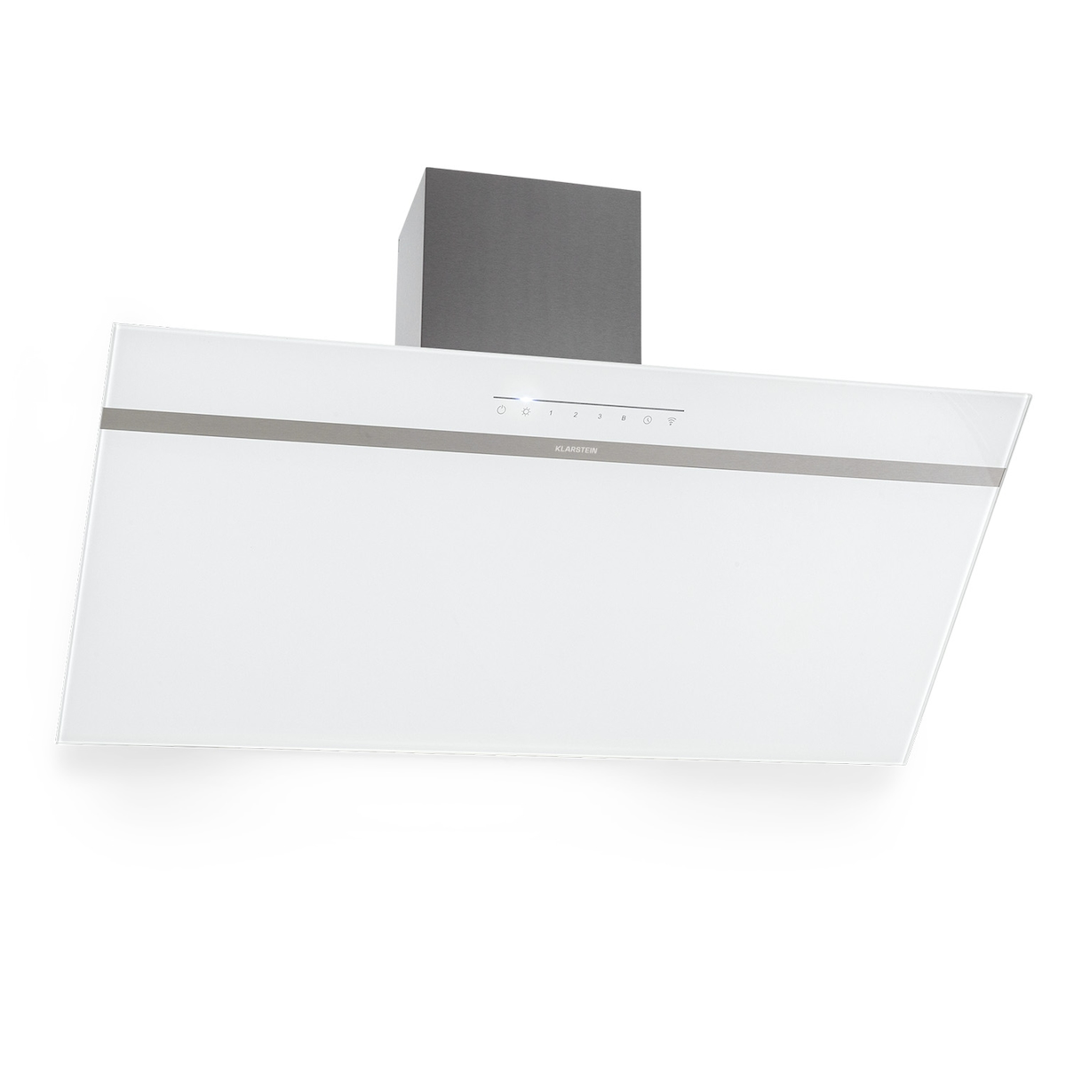 Klarstein Ava 90 Dunstabzugshaube 90cm Wandhaube WiFi A++ 515m³/h Touch Weiß Image