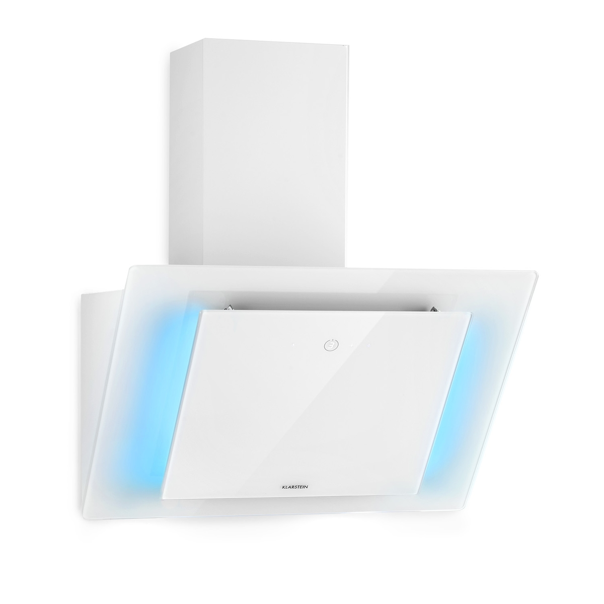 Klarstein Eleonora 60 Dunstabzugshaube 426 m³/h Touch-Panel Ambiente-Licht Weiß Image