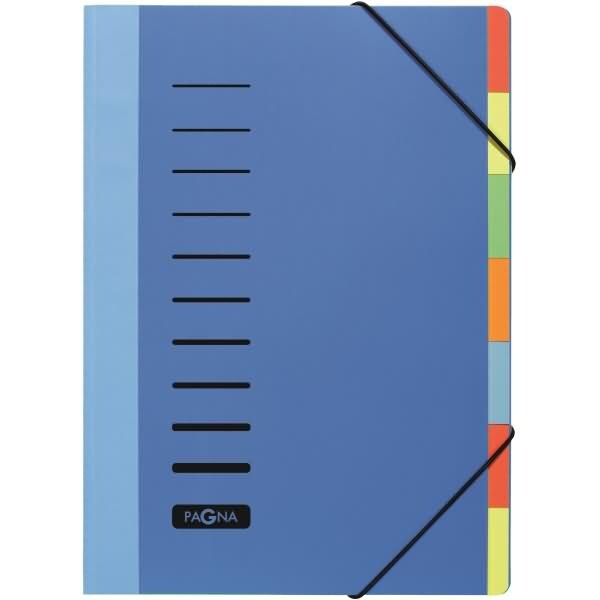 Pagna Ordnungsmappe A4 7 Fächer blau Image