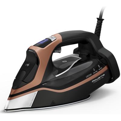 TEFAL Dampfbügeleisen "Rowenta DW9520 Steamforce Pro" Bügeleisen schwarz (schwarz/bronze)