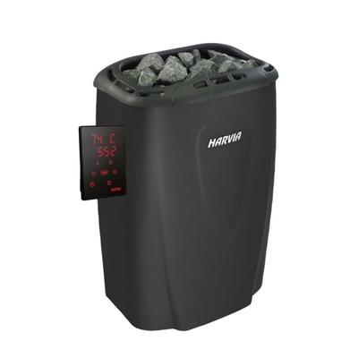 Moderna xe 4,5 kW Saunaofen Schwarz inkl. Steuerung Xenio - Touchbedienfeld - Harvia