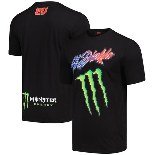 Monster Energy Yamaha Dual Fabio Quartararo 20 El Diabo Monster T-Shirt – Schwarz