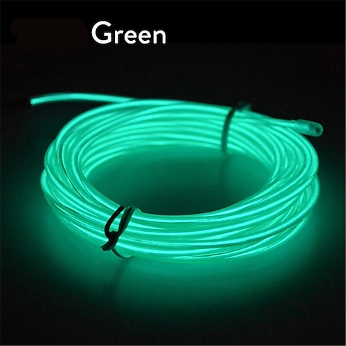 5 m EL-Draht für Auto-Innenraumbeleuchtung mit flexiblem USB-LED-Neon-Atmosphären-Seilbandlicht für Autotür Image