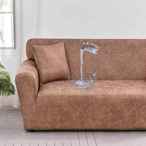 wasserabweisender Sofabezug 1/2/3/4 Sitzer Sofabezug für Wohnzimmer elastischer L-förmiger Ecksofabezug Couchbezug Image