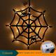 luci decorative a led per halloween bagliore ragno elenco festival dei fantasmi luci fantasma atmosfera della festa di halloween layout pipistrelli luce notturna 3d lampada per appendere a parete per
