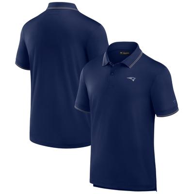 Herren Fanatics Navy New England Patriots Front Office Piqué-Poloshirt Image