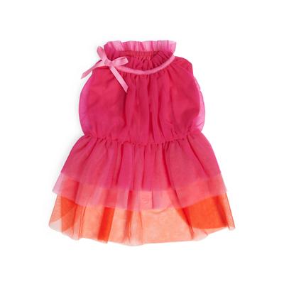 Ruffle Dress for Dogs XX-Small Pink