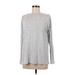 J.Jill Long Sleeve T-Shirt: Gray Tops - Women's Size Small