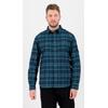Outdoorhemd DEPROC ACTIVE "DENVER E MEN", Herren, Gr. XL (54), Normalgrößen, blau (blau, navy, check), 93% Polyamid; 7% Elastan, Langarm, Hemden, auch in Großen Größen erhältlich