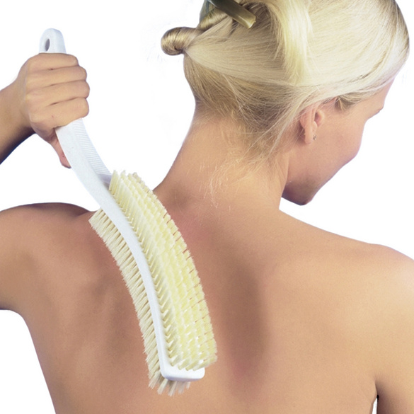 Maximex Massagebürste mit Naturborsten, passt sich der Körperform an Image