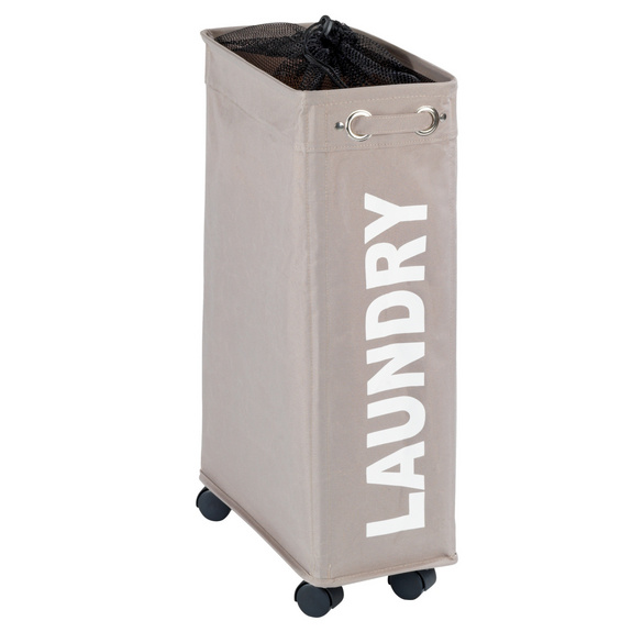 WENKO Wäschesammler Corno Taupe, Wäschekorb, 43 l Image