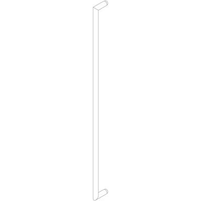 Dornbracht Rohr für Duschgarnitur Ersatzteile 05282259001 21 x 818 x 60 mm Dark Platinum gebürstet 05282259001-99 Image