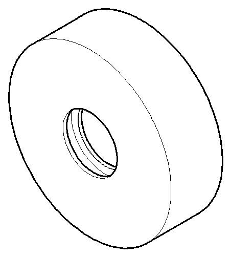 Dornbracht Rosette Ersatzteile 092789000 D. 57 x D. 19 x 18 mm Weiß matt 092789000-10 Image