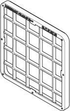 Dornbracht Halter Strahlmatte Ersatzteile 091797057 65,5 x 65,5 x 5,5 mm 09179705790 Image
