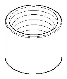 Dornbracht Haube Ersatzteile 092102143 D. 24,7 x 20 mm chr gebürstet 092102143-93 Image