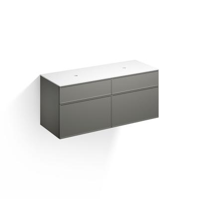 Alape Möbelmodul Arkta 6019177 1400x600 Weiß/Quarzgrau 6019177152 Image