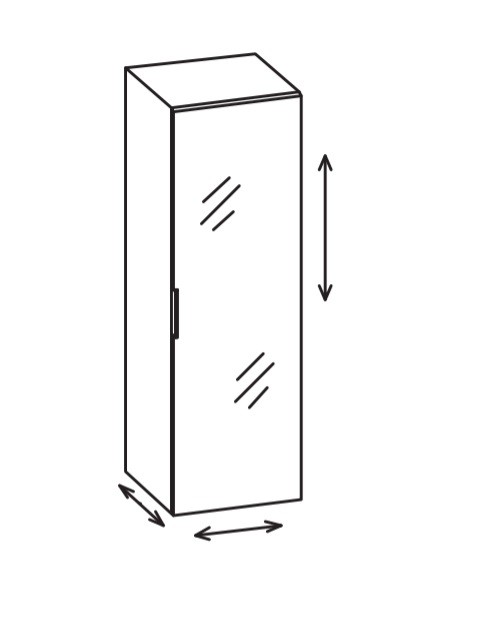 Artiqua 400 Variabler Midischrank, Oxid Hellgrau quer, 400-MVT-2-45-L-721 400-MVT-2-45-L-721 Image