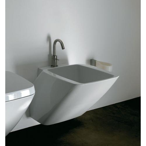 Axa one Serie 138 Wand-Bidet mit 1 Hahnloch, B: 400, T: 530 mm, weiss glänzend 24020