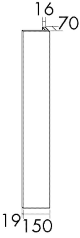 Burgbad Passblende rc40 System PG2 150 mm Salbeigrau Ultramatt, PBAE001F5970 PBAE001F5970 Image