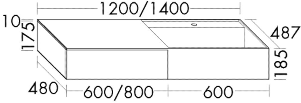 Burgbad Mineralguss Waschtisch-Set rc40 System PG2 Schilf Ultramatt/Weiß Velvet, SFYG140LF5777C0037 SFYG140LF5777C0037 Image