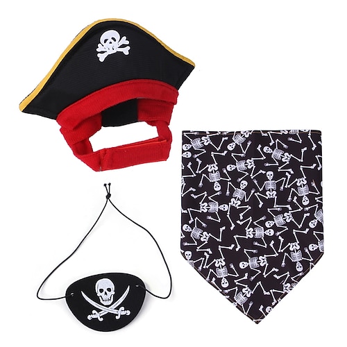 Hund Katze Bandanas Hüte Hund Geburtstag Bandana Hut Cosplay Halloween-Kostüm Cosplay Lustig Winter Weich Waschbar Bequem Halloween Outdoor Halloween Alltagstauglich Hundebekleidung for Bichon Image