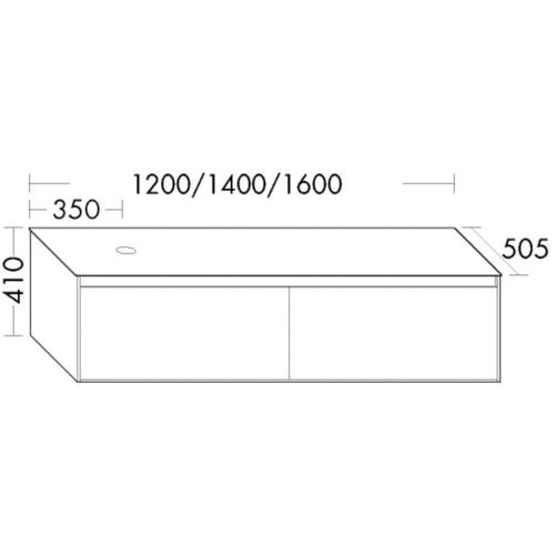 Burgbad Waschtischunterschrank rc40 Solitaire Matt Weiß Matt/Weiß Matt, SGKN120LF4500A0066 SGKN120LF4500A0066