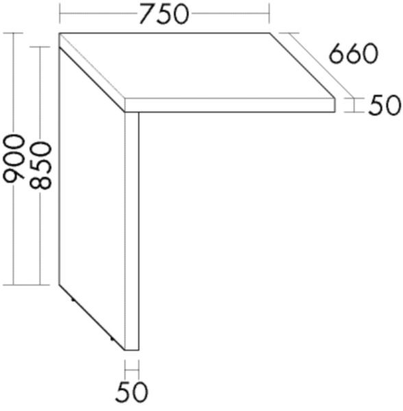 Burgbad Wamaverkleidung KPFL.Matt 900x750x660 Lichtgrau Matt, WPDS075RA0126 WPDS075RA0126 Image