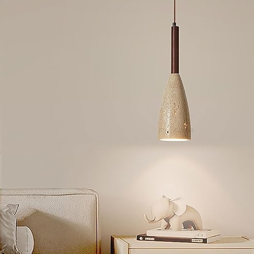 LED Pendelleuchte 1/3-flammig Pendelleuchte Stein Pendelleuchte Vintage Wohnzimmer Schlafzimmer Esszimmer 110-240V Image