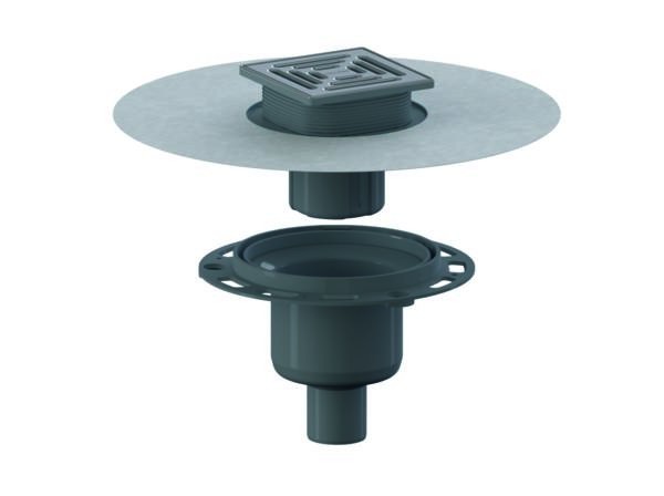 Dallmer Bodenablauf DallDrain Select senkr. OM, DN50, 120x120mm DN 50, 120x120mm, 517661 517661 Image