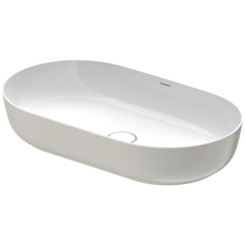 Duravit Luv Aufsatzbecken Weiß Hochglanz / Grau Seidenmatt, 700 mm - 0379702300 0379702300