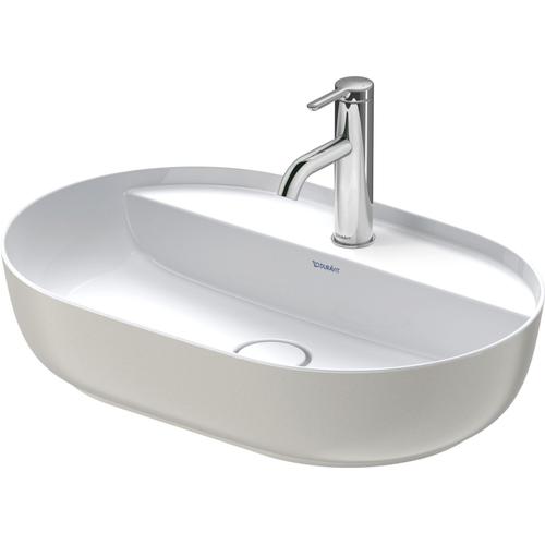 Duravit Luv Aufsatzbecken Weiß Hochglanz / Grau Seidenmatt, 600 mm - 0380602300 0380602300