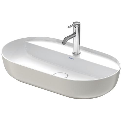 Duravit Luv Aufsatzbecken Weiß Hochglanz / Grau Seidenmatt, 700 mm - 0380702300 0380702300