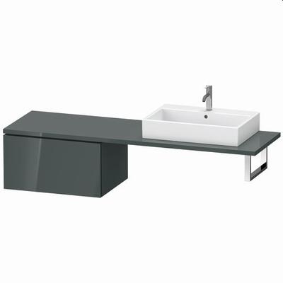 Duravit L-Cube Unterschrank für Konsole Dolomiti Grau Hochglanz 720x547x400 mm - LC585403838 LC585403838