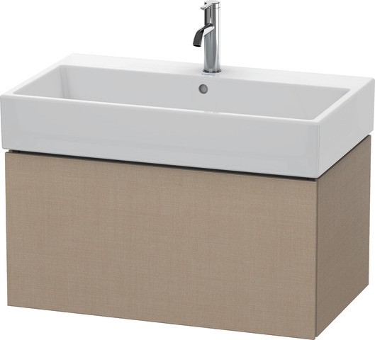 Duravit L-Cube Waschtischunterbau wandhängend Leinen Matt 784x459x394 mm - LC617707575 LC617707575 Image
