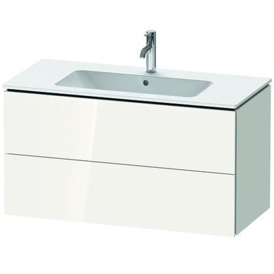 Duravit L-Cube Waschtischunterbau wandhängend Weiß Hochglanz 1020x481x550 mm - LC624202222 LC624202222