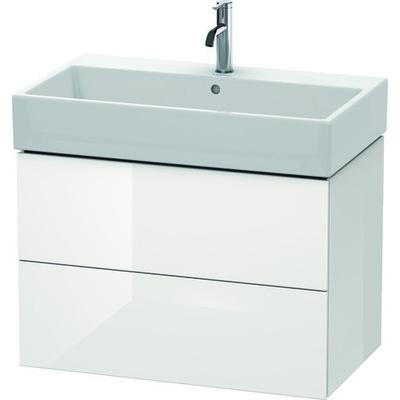 Duravit L-Cube Waschtischunterbau wandhängend Weiß Hochglanz 784x459x544 mm - LC627702222 LC627702222