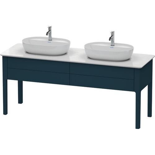 Duravit Luv Konsolenwaschtischunterbau bodenstehend Nachtblau Seidenmatt 1733x570x743 mm - LU9562B98 LU9562B9898