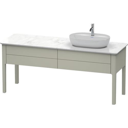 Duravit Luv Konsolenwaschtischunterbau bodenstehend Taupe Seidenmatt 1733x570x743 mm - LU9563R6060 LU9563R6060