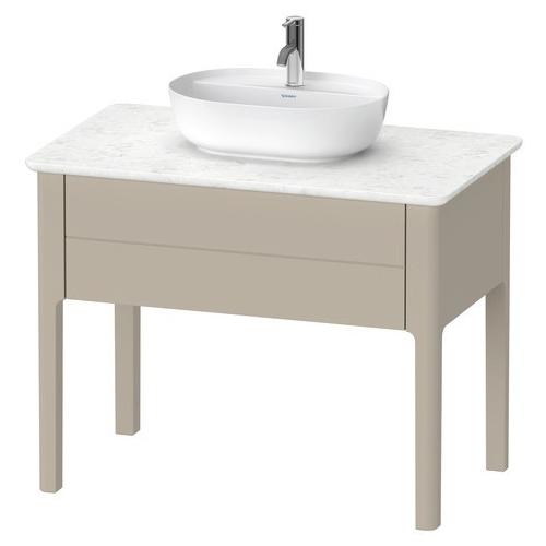 Duravit Luv Konsolenwaschtischunterbau bodenstehend Taupe Seidenmatt 938x570x743 mm - LU956406060 LU956406060