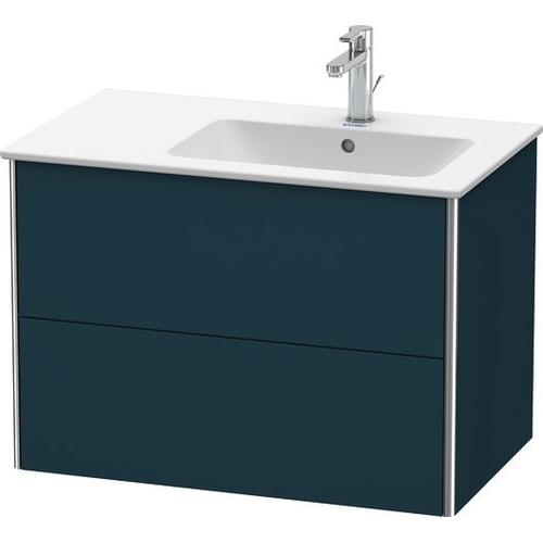 Duravit XSquare Waschtischunterbau wandhängend Nachtblau Seidenmatt 810x478x560 mm - XS417709898 XS417709898