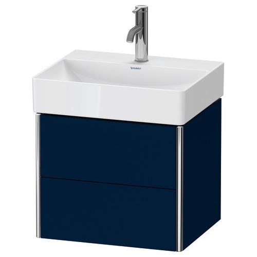 Duravit XSquare Waschtischunterbau wandhängend Nachtblau Seidenmatt 484x390x397 mm - XS430509898 XS430509898