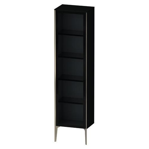 Duravit XViu Hochschrank Schwarz Hochglanz 500x360x1770 mm - XV1376LB140 XV1376LB140