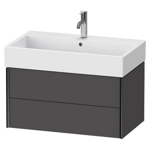 Duravit XViu Waschtischunterbau wandhängend Graphit Matt 784x454x397 mm - XV43360B2490E00 XV43360B2490E00