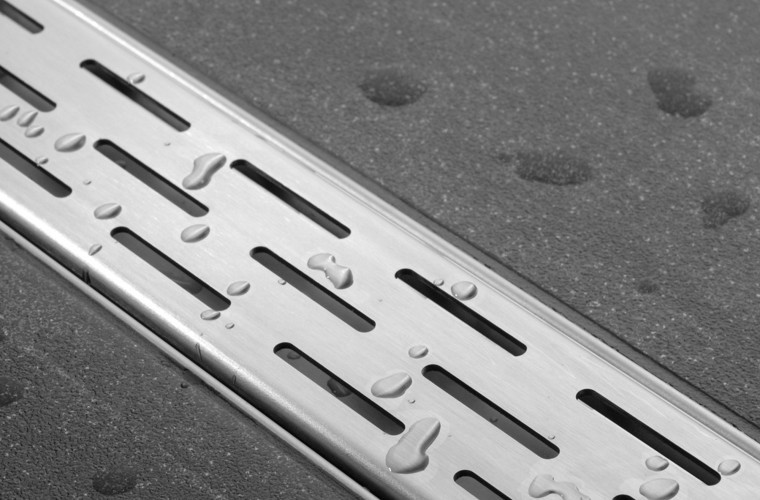 ESS Easy Drain Compact FF 180 cm, 50 mm Sperrwasserh., einteiliges Rost, EDCOMFF 1800-50 EDCOMFF1800-50 Image