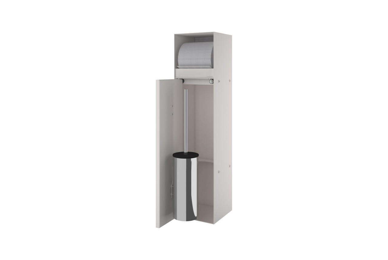 ESS Container T-ROLL Creme Einbau WC- Bürstenhalter & Papierhalter, befliesbar, TCL-9-C TCL-9-C Image