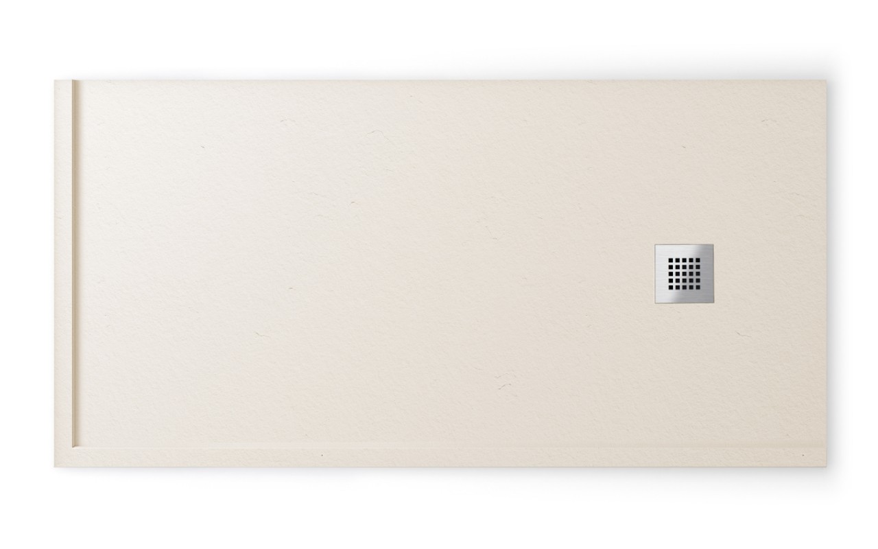 Fiora Duschwanne Silex extraflach mit Rand, Struktur Pizarra, 900X700X40 SRP9070 Image
