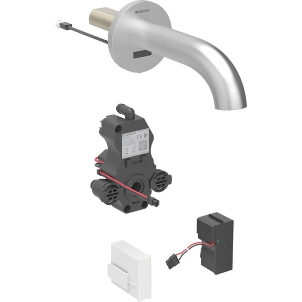 Geberit Piave Waschtisch-Armatur, Wandmontage, Netzbetrieb 116281SN1 Image