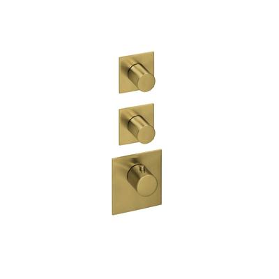 Herzbach xl 2 farbset 3 blenden eckig griffe rund brass, Brass Steel, 21.522015.1.41 21.522015.1.41 Image